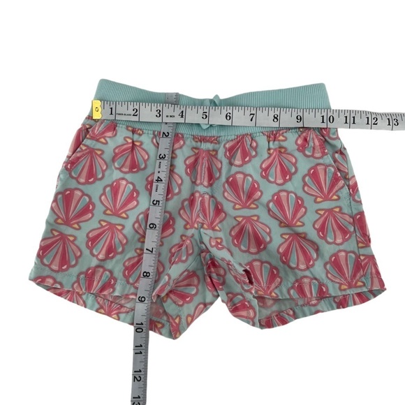 Children's Place Pink Green Seashell Shorts Size 6 Girl's - Picture 4 of 5